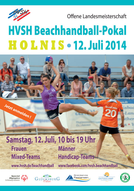Erste Landesmeisterschaft im Beachhandball am 12. Juli in Holnis
