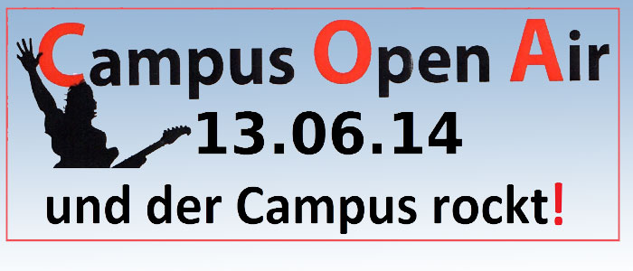 Das rockt! Campus-Open-Air 2014 in Flensburg