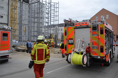 Tödlicher Arbeitsunfall an der Baustelle beim Flensburger ZOB