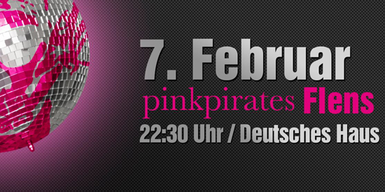 pinkpirates – Die Party im Flensburger Deutschen Haus
